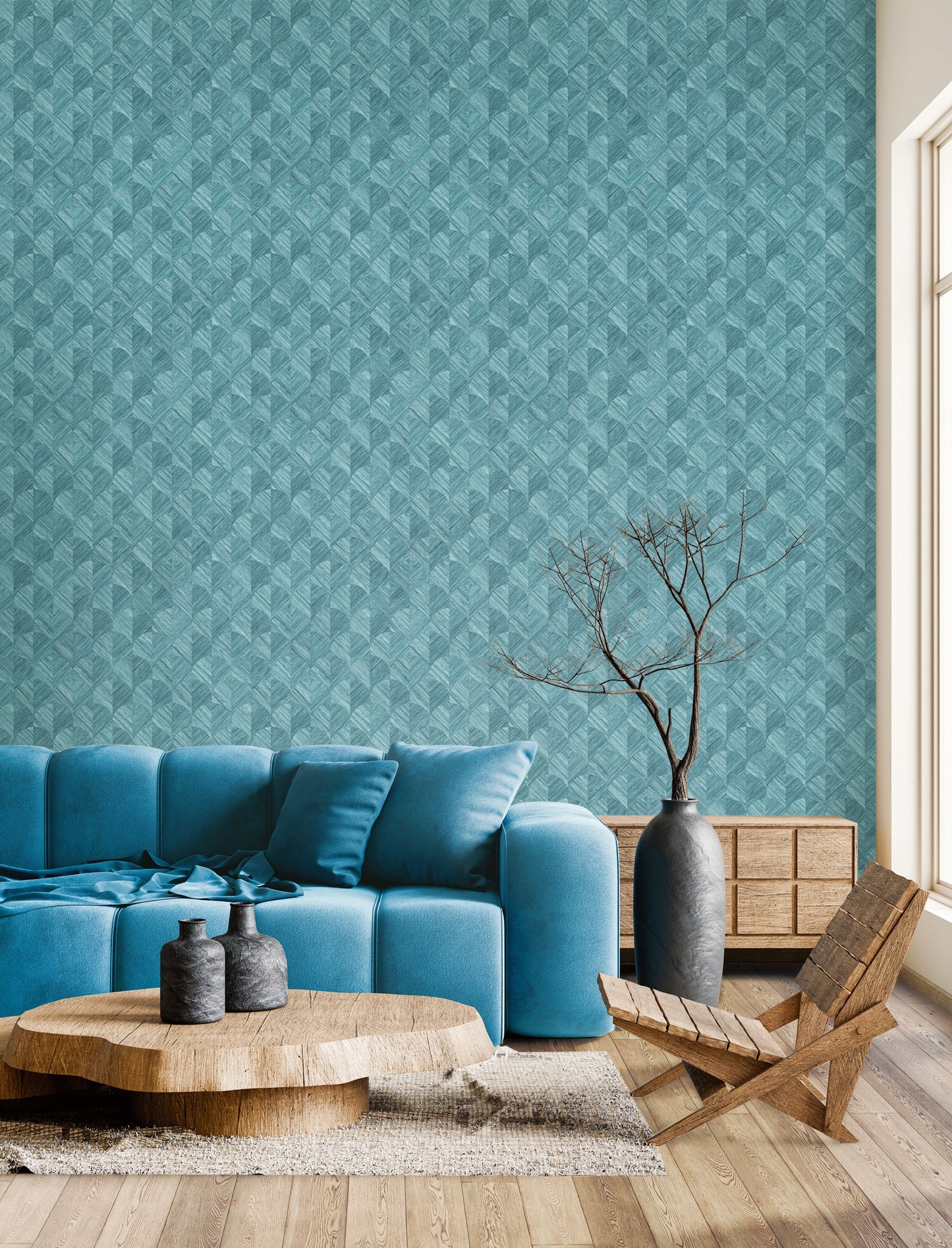 Mosaic Plait Wallpaper