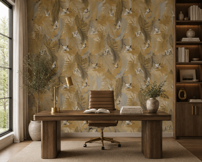 Crane Canopy Wallpaper