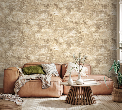 Lost Palms Fresco Wallpaper