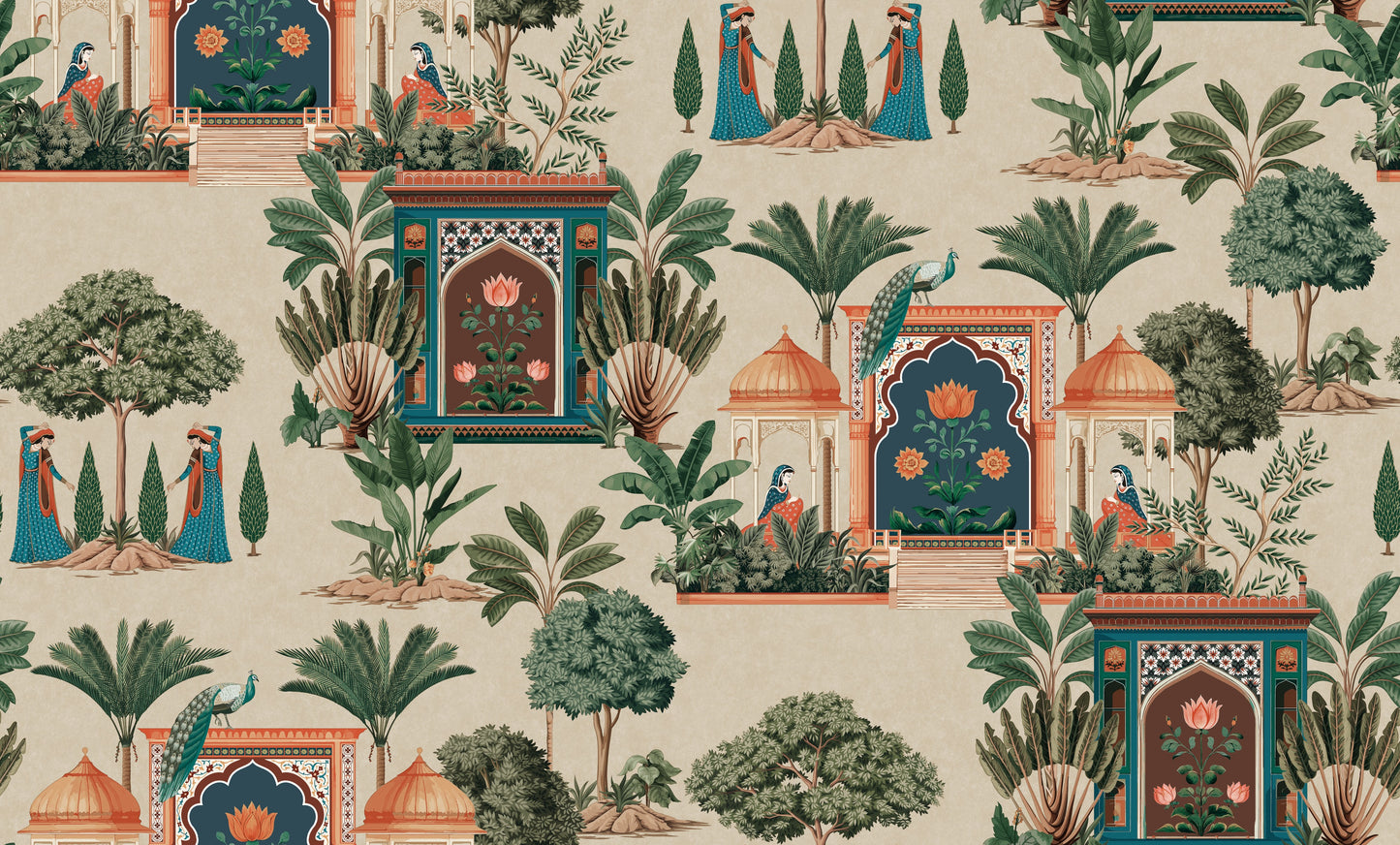 Jaipur Oasis Wallpaper