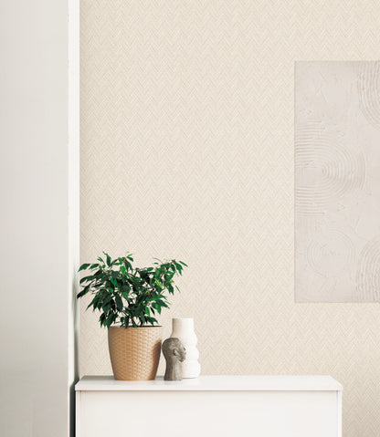 Silk Chevron Whisper Wallpaper