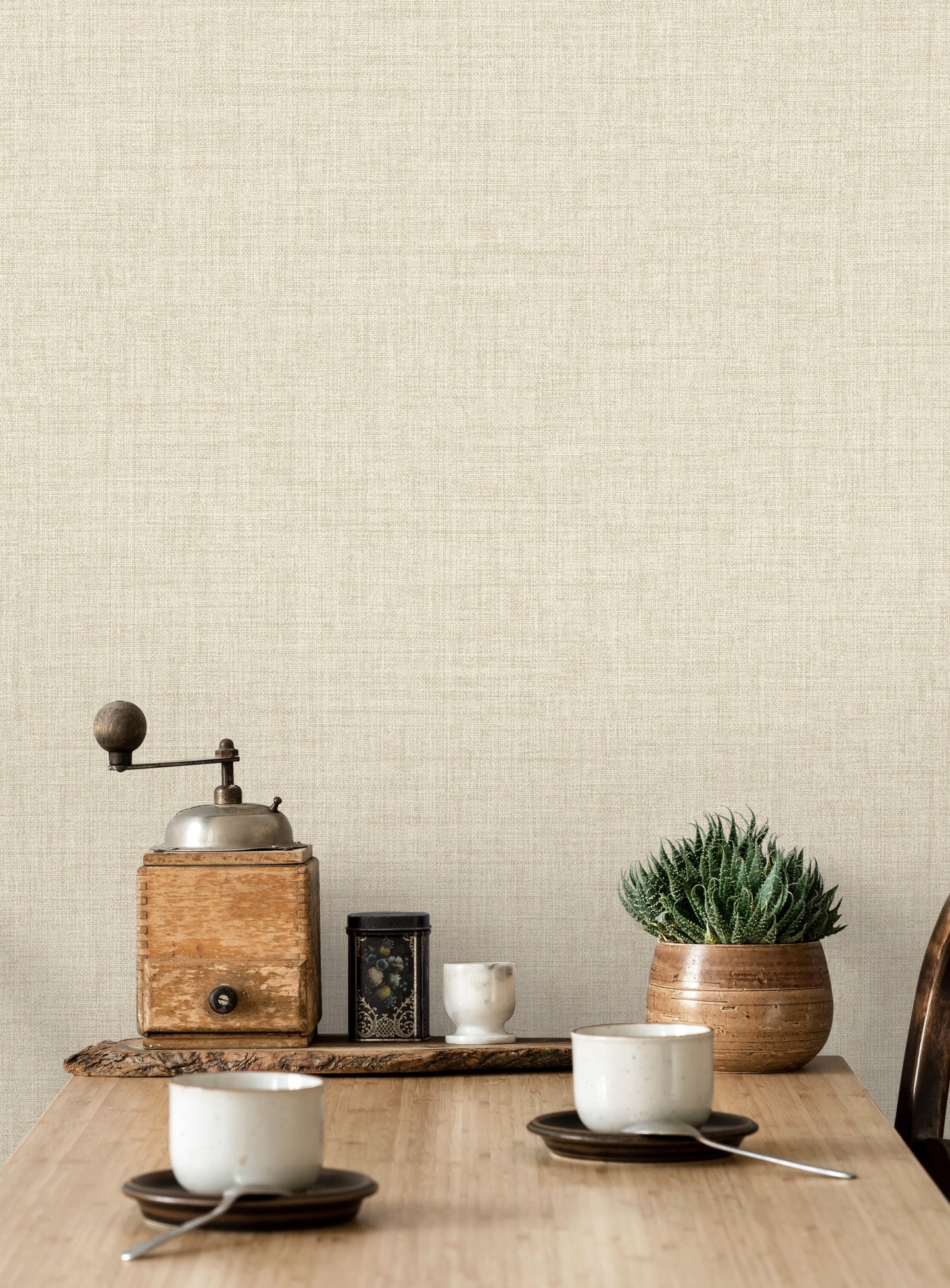 Linen Loom Wallpaper