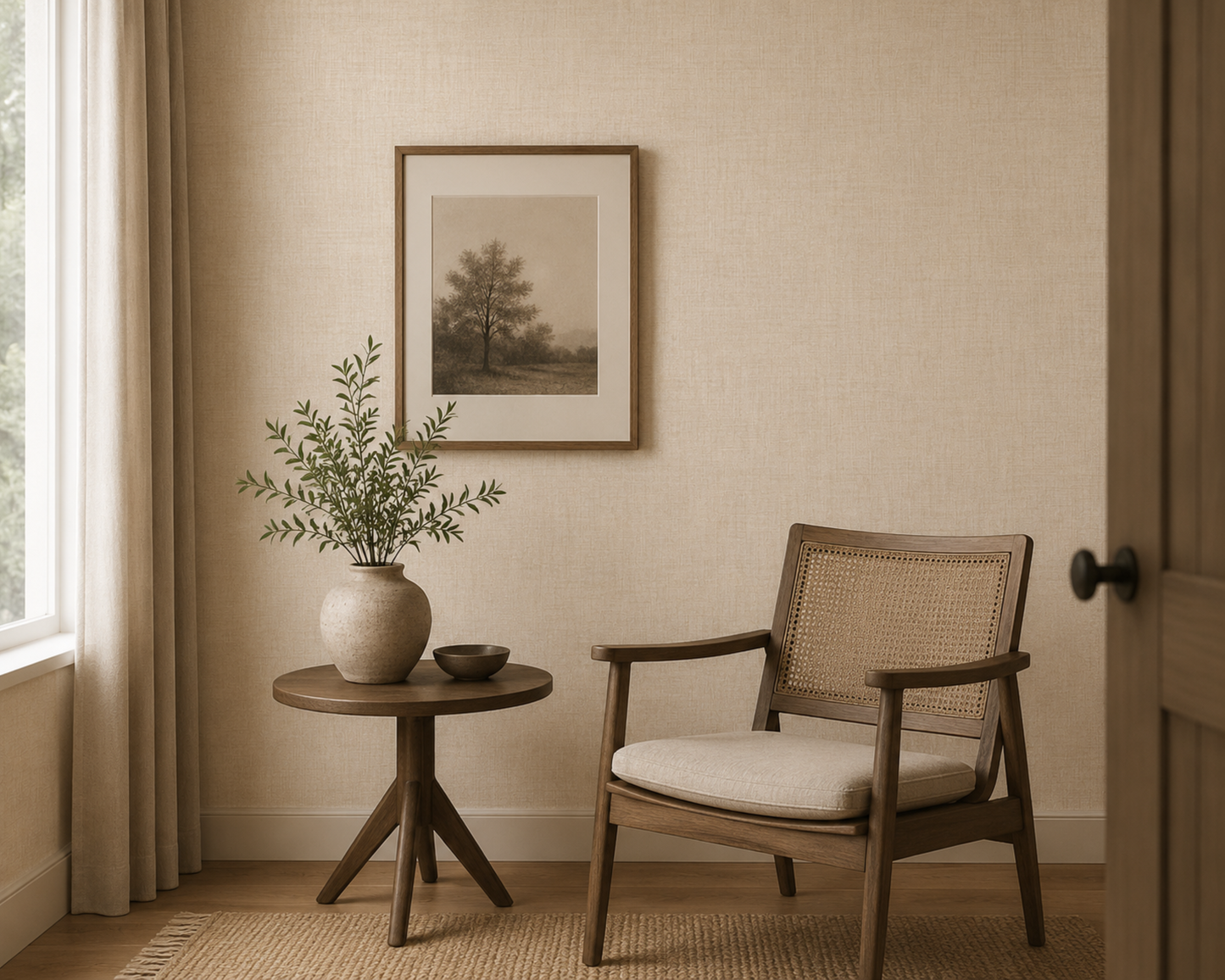 Linen Loom Wallpaper