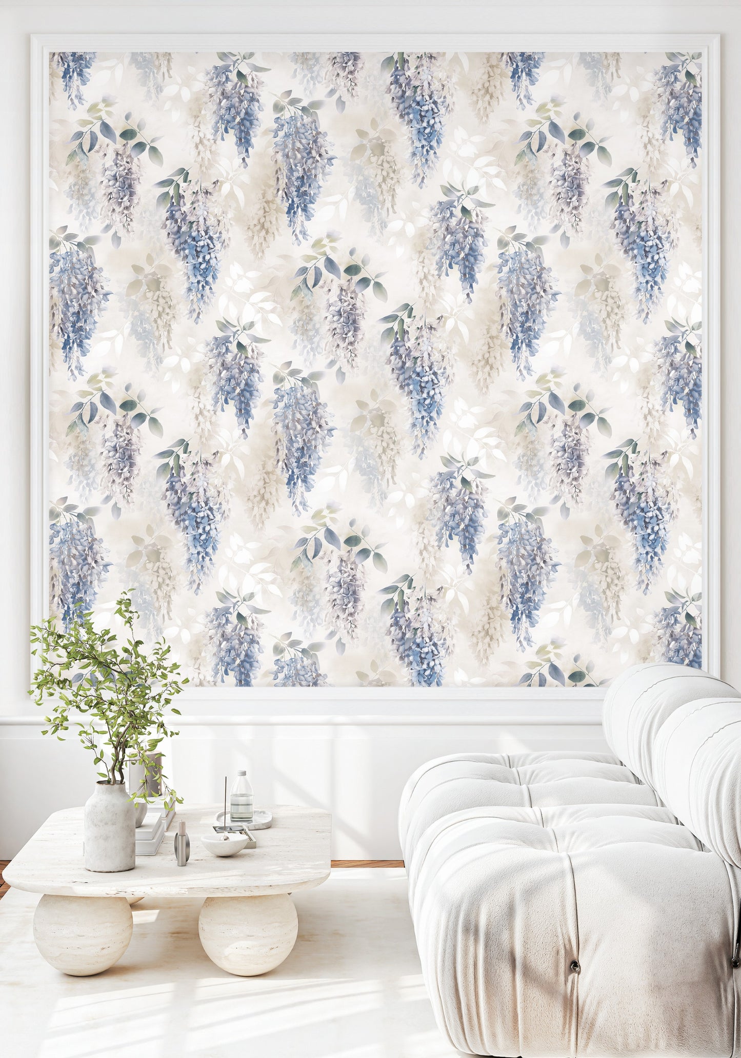 Wisteria Cascade Wallpaper