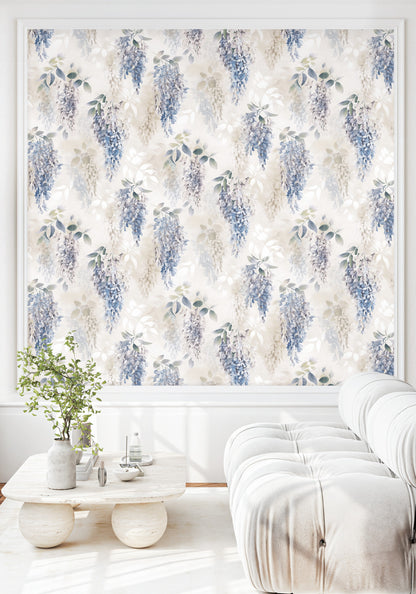 Wisteria Cascade Wallpaper