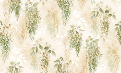 Wisteria Cascade Wallpaper