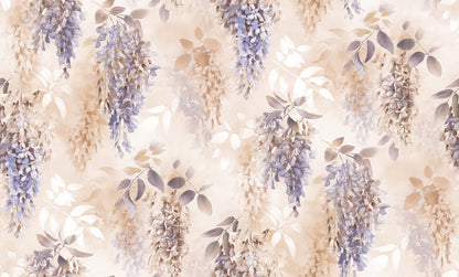 Wisteria Cascade Wallpaper