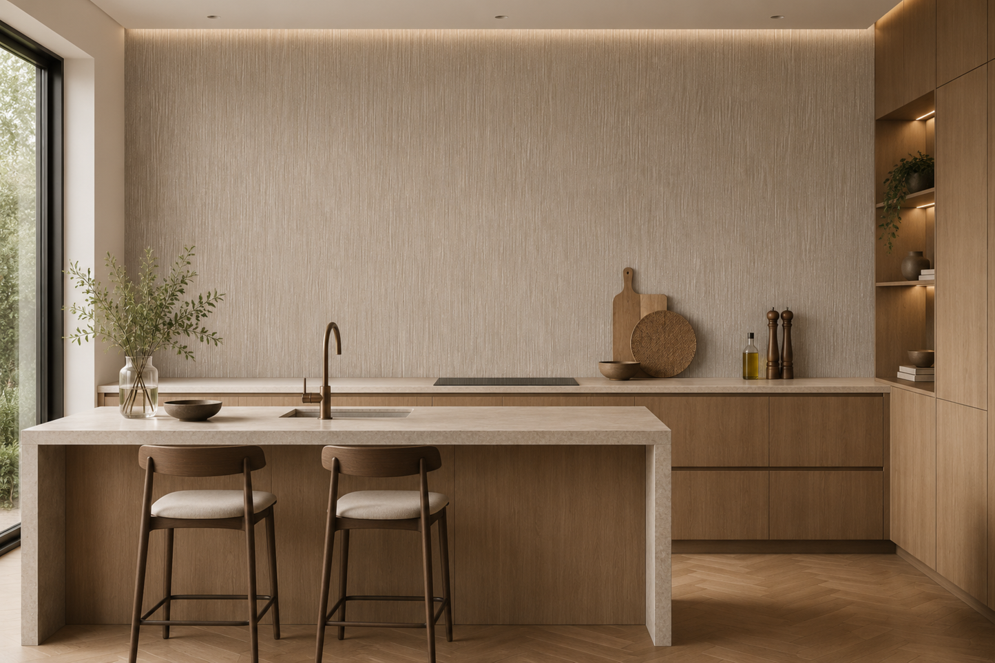 Linen Calm Wallpaper