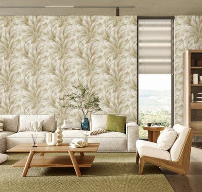 Feather Waltz Wallpaper