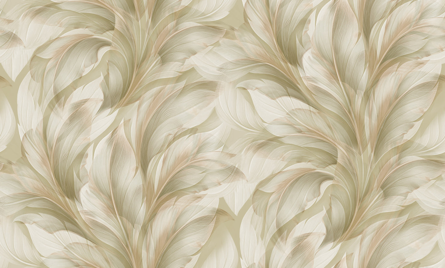 Feather Waltz Wallpaper
