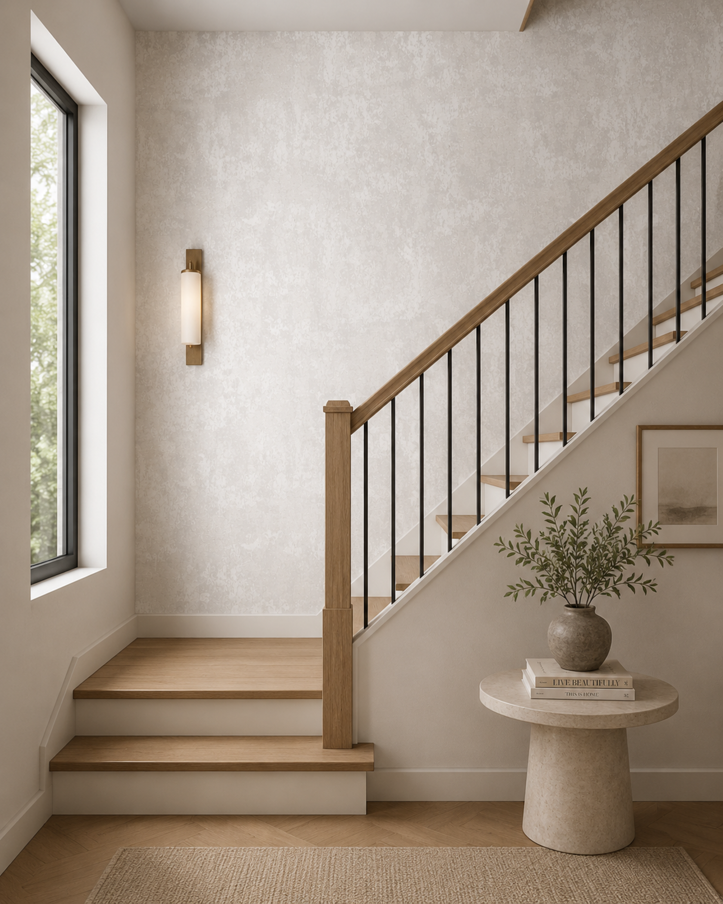 Limewash Mist Wallpaper
