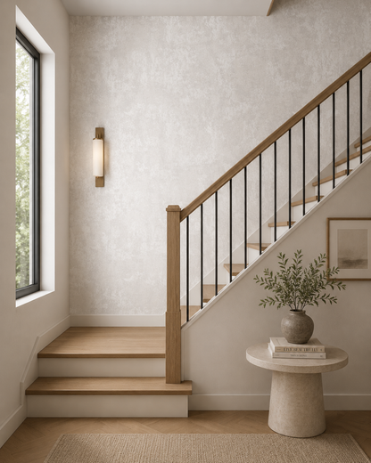 Limewash Mist Wallpaper