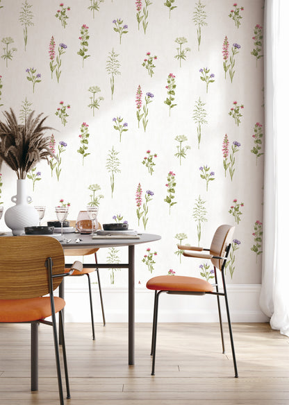 floral wallpaper for dining room India