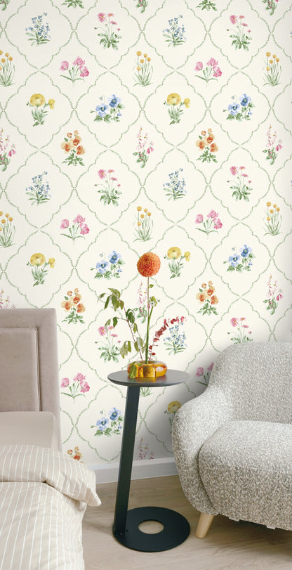floral wallpaper for dining room India