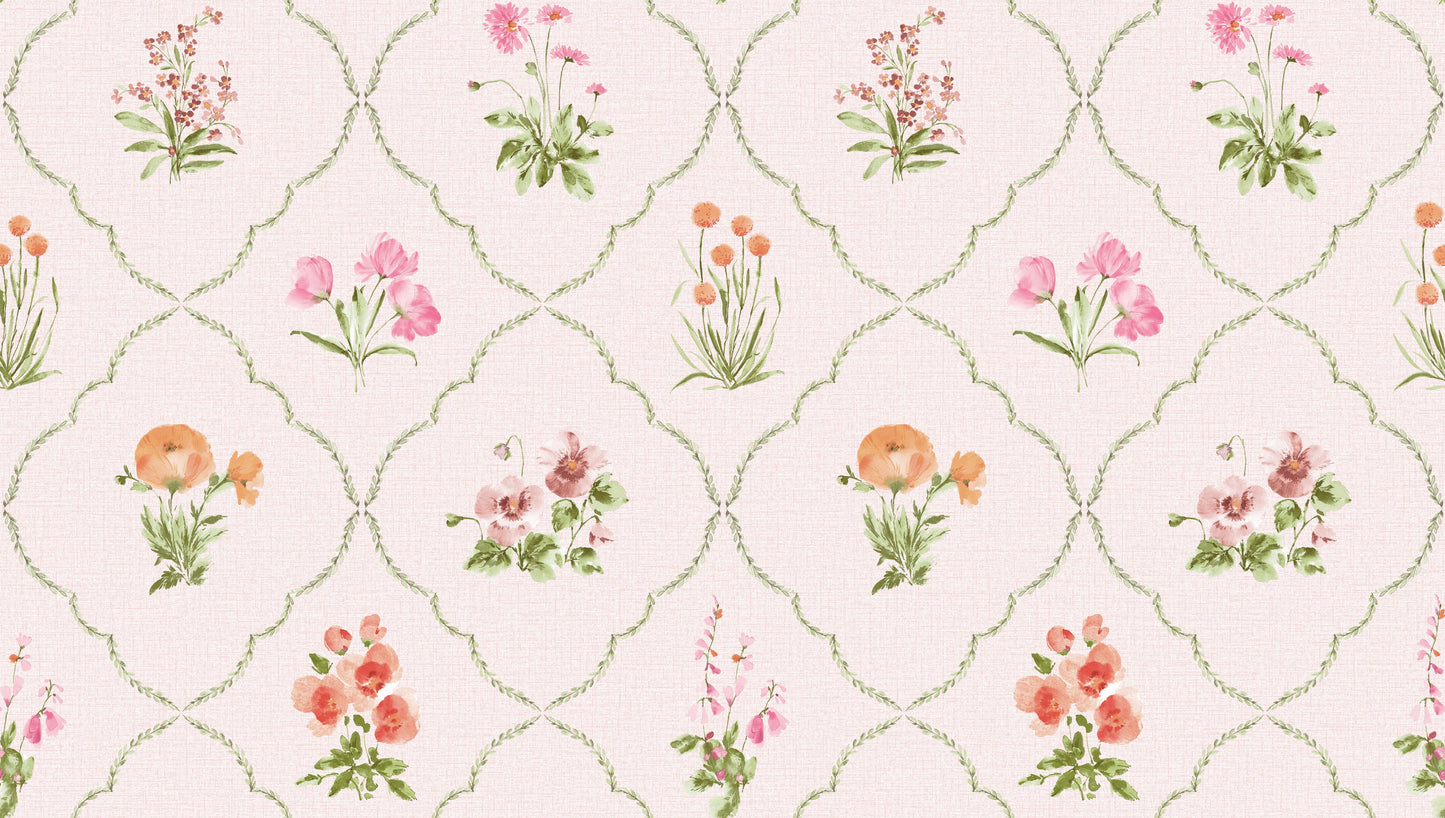 floral wallpaper for bedroom India