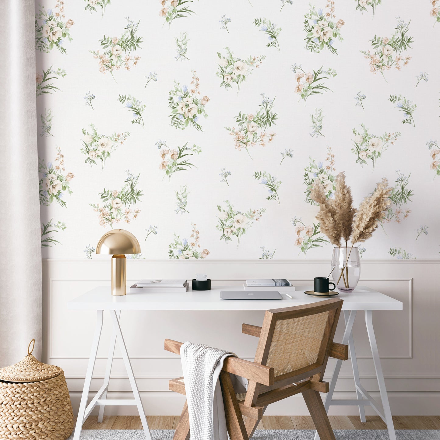floral wallpaper for office India