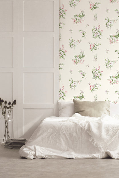 floral wallpaper for bedroom India