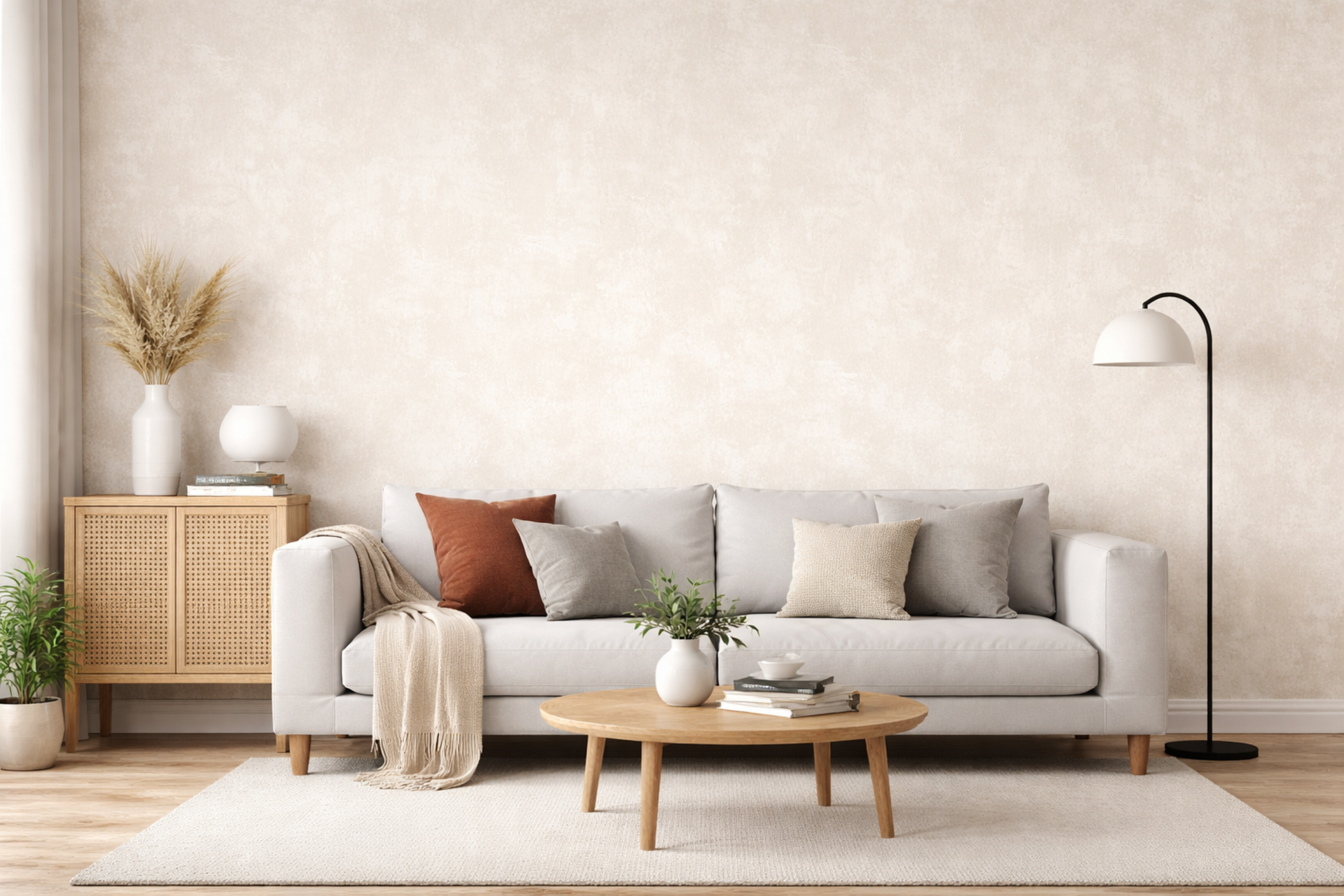 fabric texture wallpaper for dining room India