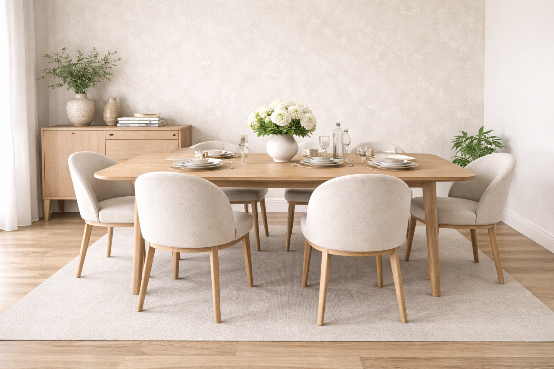 fabric texture wallpaper for dining room India