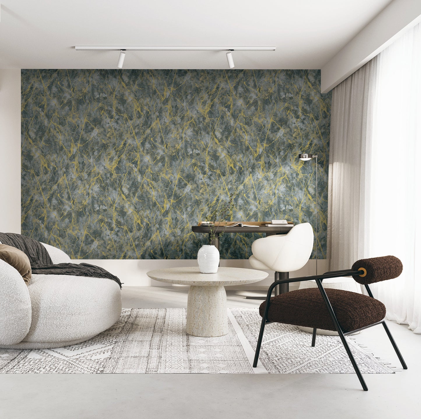 abstract wallpaper for living room India