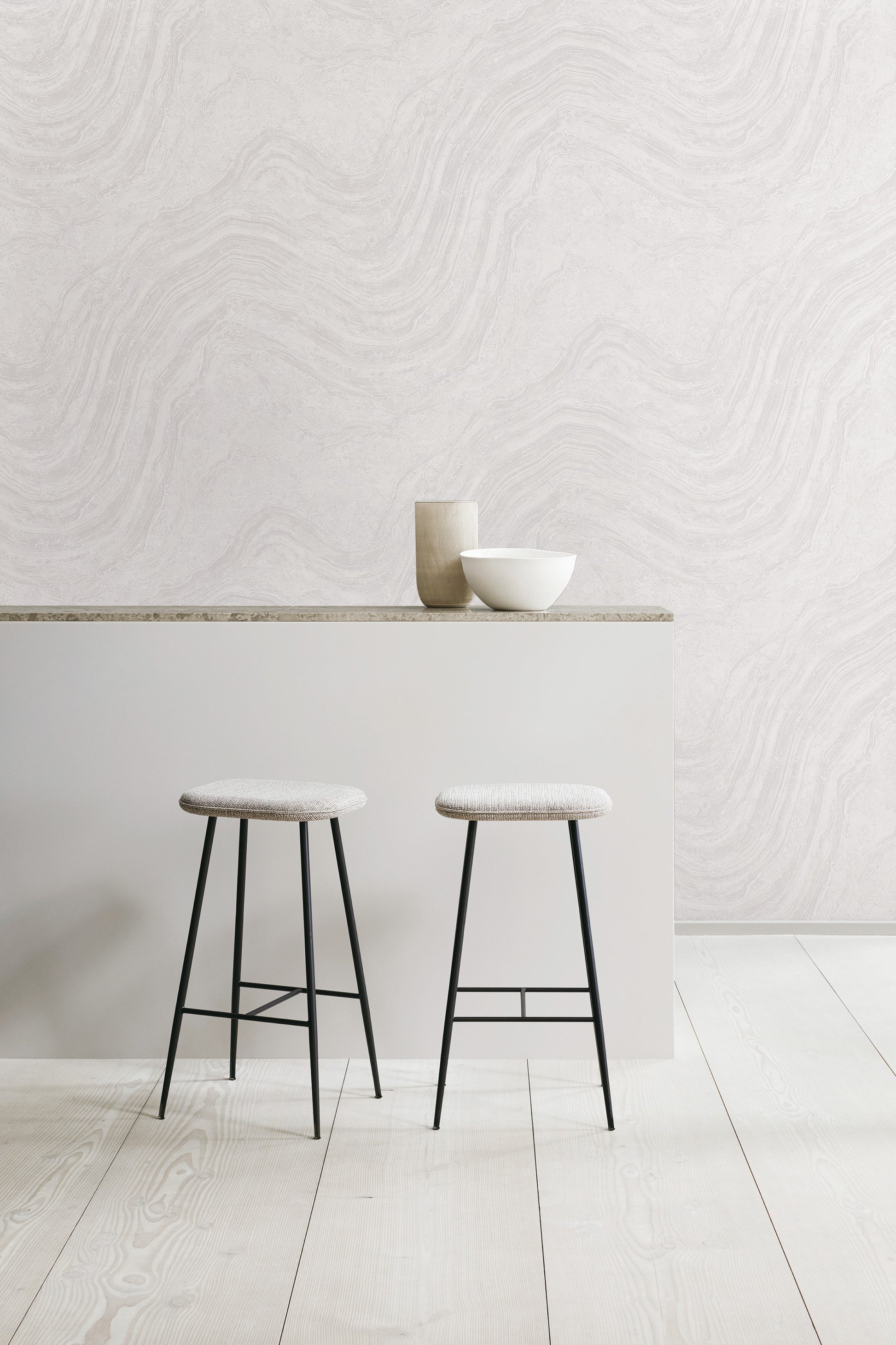 swirly wallpaper for dining room India
