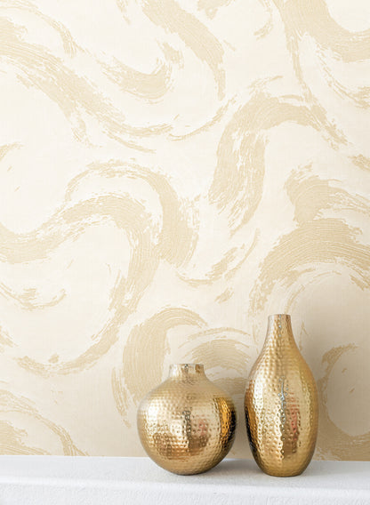swirly wallpaper for entrance hall India