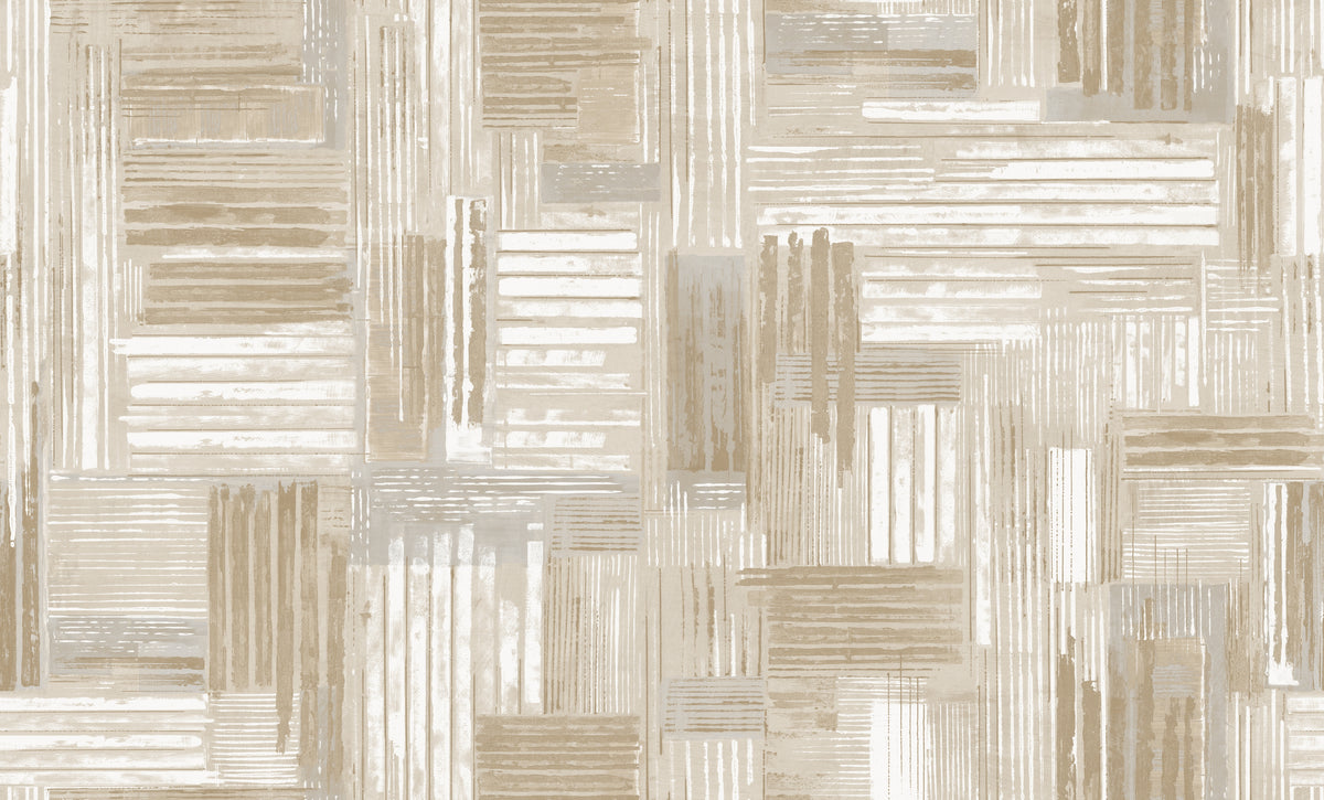 Brushwork Grid Wallpaper