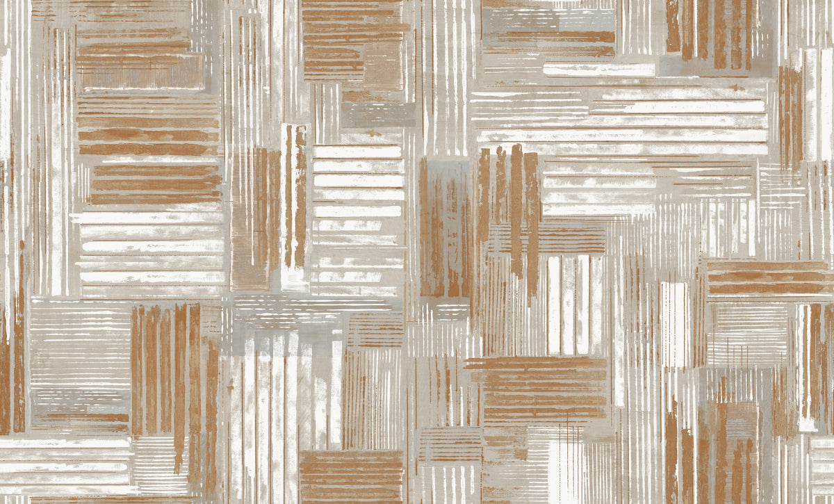 Brushwork Grid Wallpaper