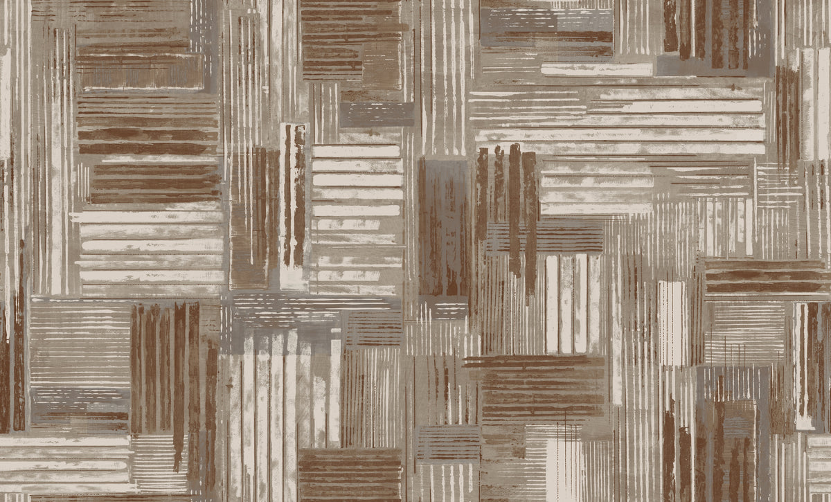 Brushwork Grid Wallpaper