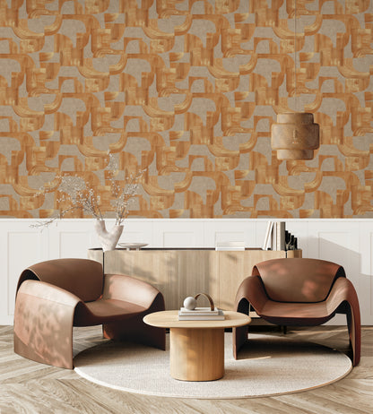Sculpted Arches Wallpaper