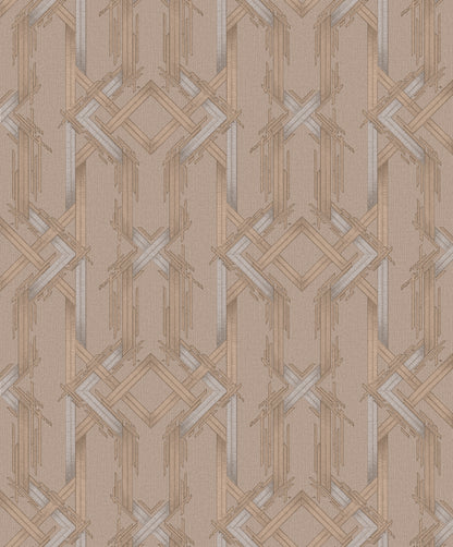 Lattice Deco Wallpaper