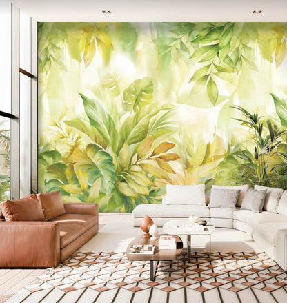 Verdant Oasis Mural Wallpaper