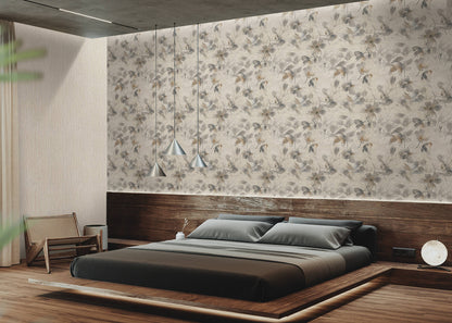 floral wallpaper for bedroom India