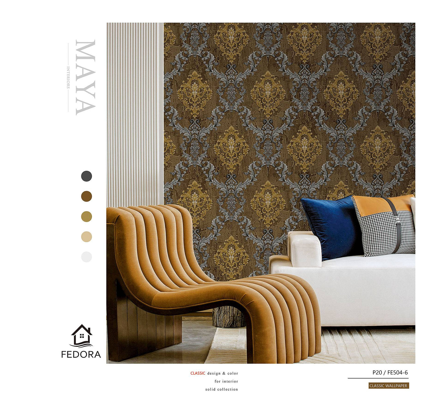 Windsor Damask Wallpaper
