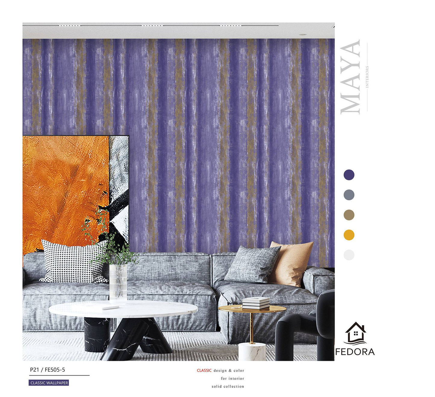 Windsor Stripe Wallpaper