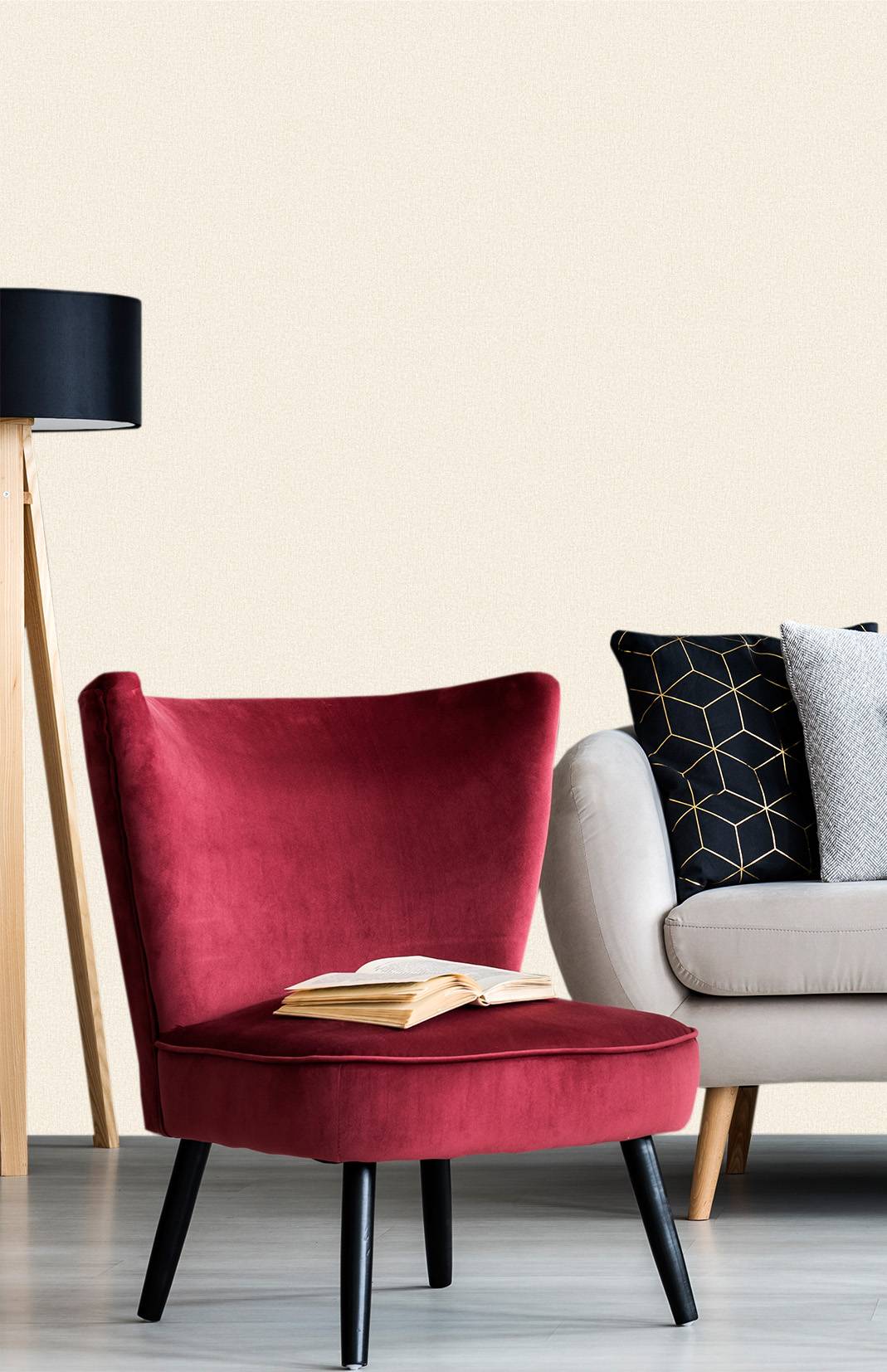 fabric texture wallpaper for living room India