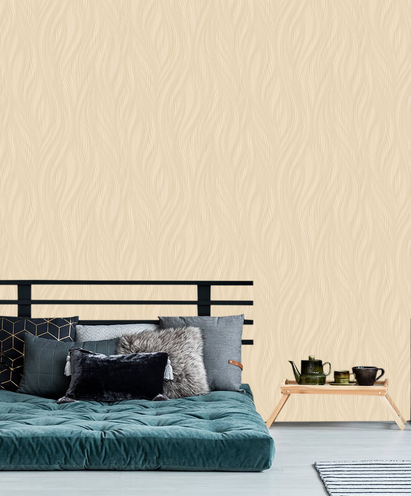 swirly wallpaper for dining room India