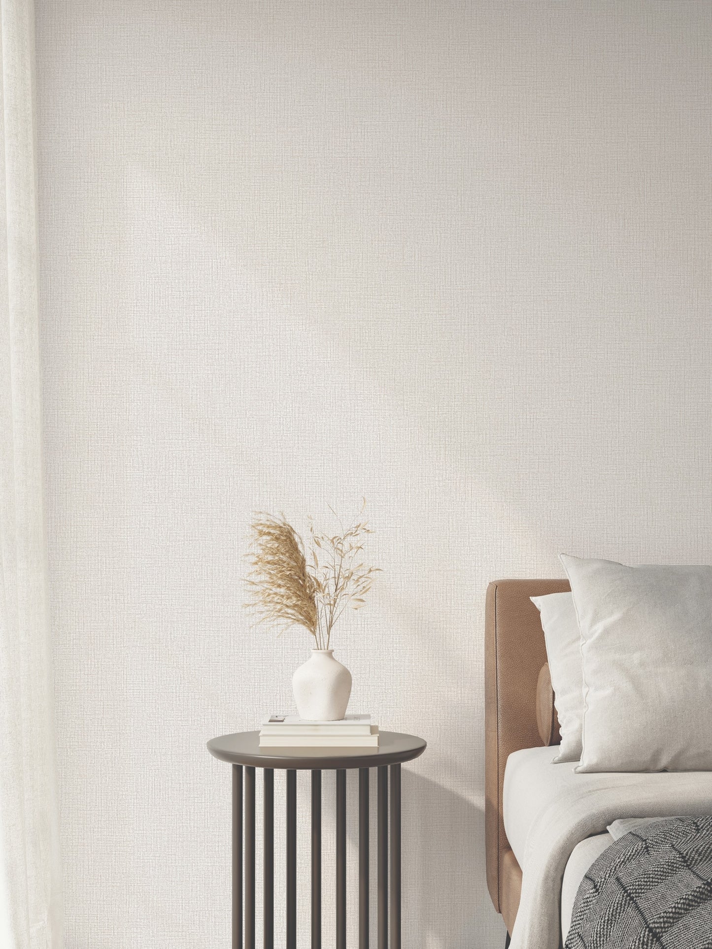 fabric texture wallpaper for dining room India