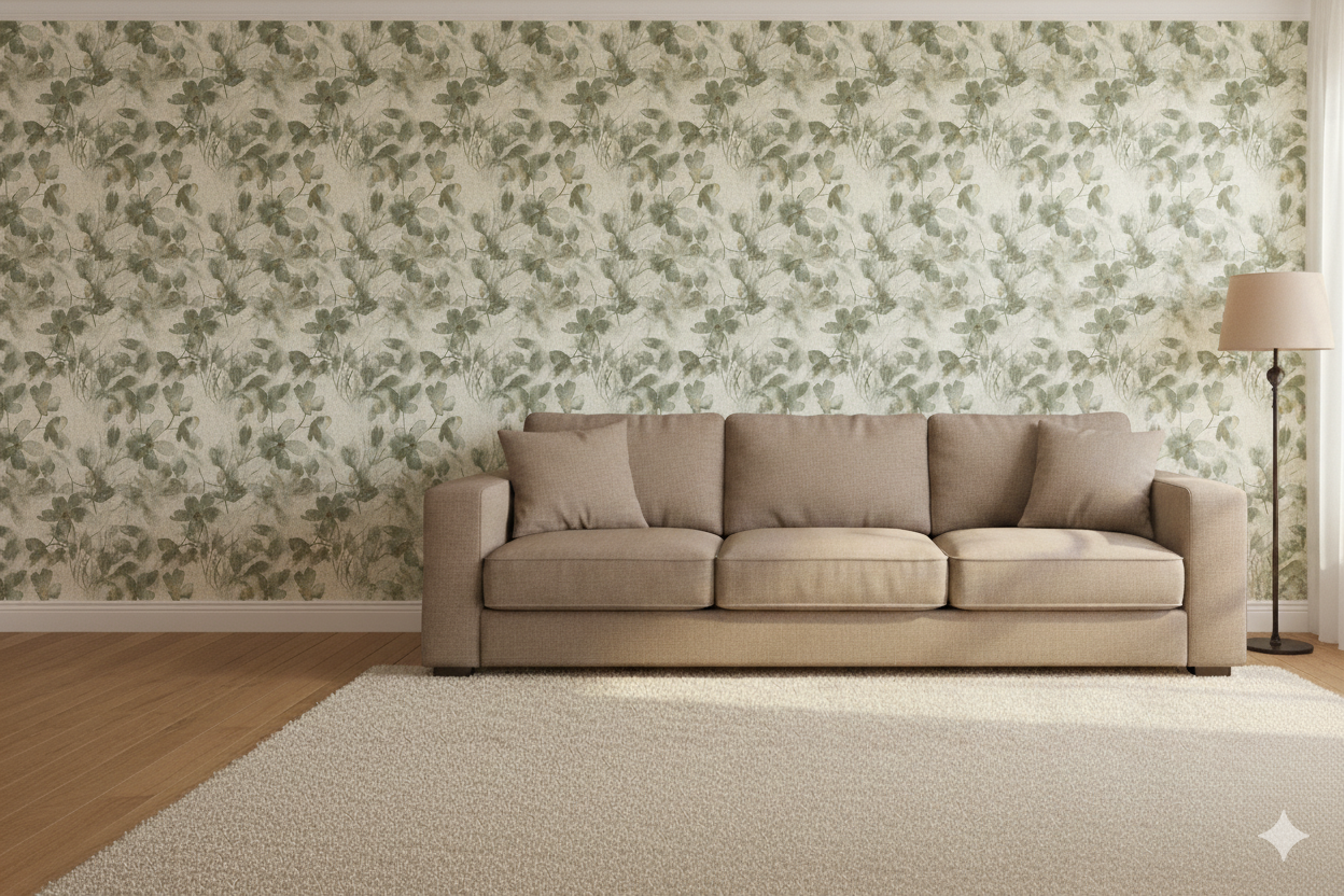floral wallpaper for living room India