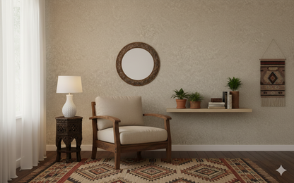 geometric wallpaper for dining room India